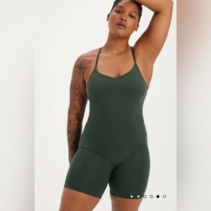 NWOT Girlfriend Collective Moss Barre unitard
